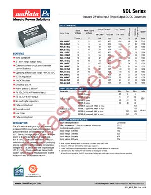 NDL0505SC datasheet  